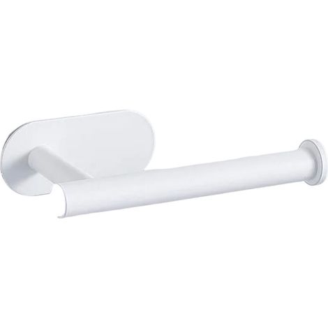 Support papier toilette mural, distributeur WC, design épuré, pour salle de bain et toilettes (1/5)
