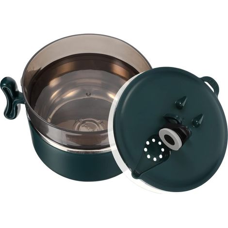 Boîte à bento portable en acier inoxydable 1000 ml avec couvercle (1/5)