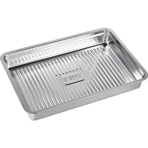 Plaque de cuisson quart de plaque, indéformable et antiadhésive, fabriquée aux États-Unis en acier aluminisé (1/5)