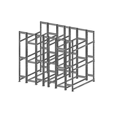 FRANKEL kaiserkraft, Rayonnage galvanisé pour pneus, rayonnage (1/4)