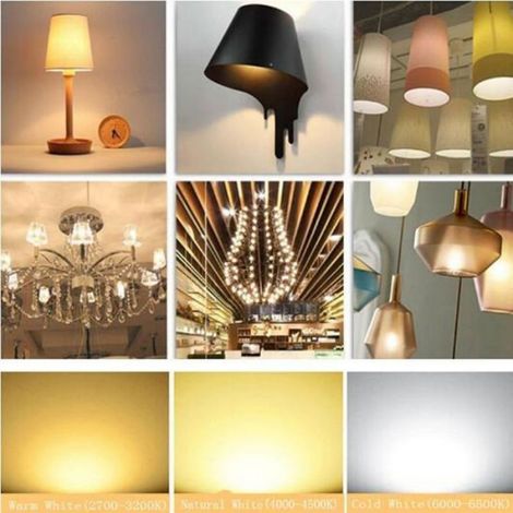 10pcs Ampoule LED G9 - Blanc chaud 3000K Équivalent 40W - Éclairage intérieur - 5W non dimmable (1/4)