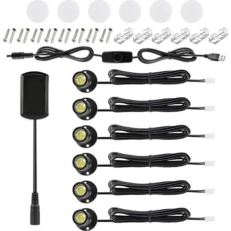 5V LED Spotlights, 360° Rotatable Usb Desk Spot Lights, Spotlight Presentation Lighting Home, Hotel, Jewellery Decoration Light 4000K (1/5)