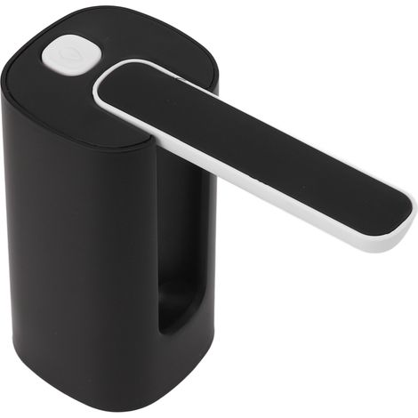 Distributeur d'eau en bouteille pliable avec pompe, système de filtration haute efficacité et détection automatique, pour la maison, l'extérieur et le bureau (noir).