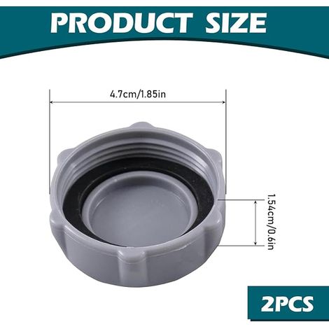 Bouchon de vanne de vidange de Piscine, Accessoires Piscine P6D1158 P01006,Bouchon de Vanne De Vidange De Piscine à Étanchéité (1/3)