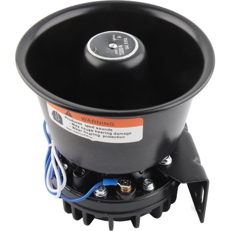 Sirène d'avertissement 200 W 130 dB, avertisseur sonore d'urgence pour voitures, camions, ambulances et véhicules de signalisation routière. (1/5)