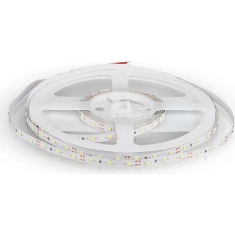 Strip led 12V, blu, 5 metri, SMD3528, 4,2W/m, 60 led/m, IP20, larghezza 8mm - V-TAC VT-3528 212013 (1/5)