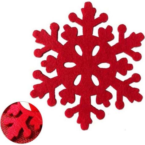 4 pièces de déco en flocon de neige/déco de table/ set de table de noël/ - Aueq - décor de vacances/ napperon (1/4)