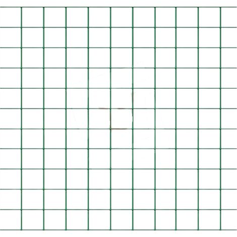 Confine RETE PER RECINZIONI PLAST. maglia mm.12x12 Ø filo mm.1,20 H cm.150 col. Verde (1/3)