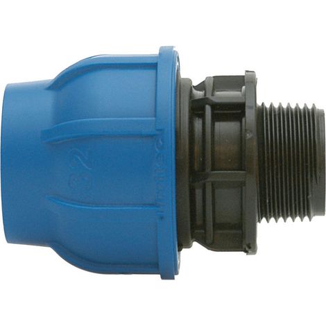 Raccordo In Nylon Per Tubi Irrigazione Maschio Mm.20X1/2"M Da Giardino (1/2)