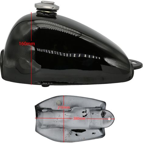 Réservoir d'essence de moto de style rétro avec motif singe et gorille, bidon d'essence Jincheng Sanxin Xiaojintong Z50, réservoir d'essence en fer.
