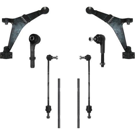 KIT BRACCIO OSCILLANTE 8 PEZZI COMPATIBILE CON CITROËN SAXO (S0, S1) 1.5 D 07.2001 - 04 / Kit Sospensione Completo OE/OEM / Bracci Oscillanti + Testine Sterzo / Sostituzione Diretta OEM