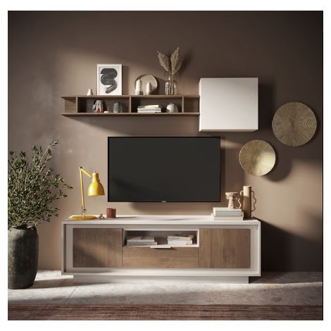Meuble TV SKY – Finition Cashmere / Mercure