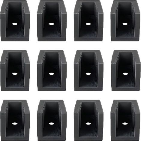 Set di 12 portautensili da parete per garage, con supporti pneumatici a parete, ideale per riparazioni auto.
