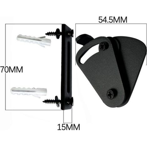 Serrure Coulissante - Acier - Pour Porte De Grange Et Garage - 2 Pièces (1/3)