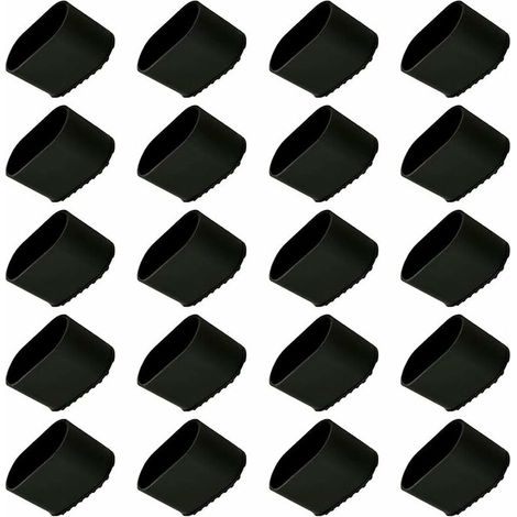 royaluxe -Capuchon de pied de chaise, 20 pièces, protection de pied de chaise, protection de sol, capuchons de pied, capuchons de pied de chaise, plastique, protection de sol, capuchon de recouvrement (1/5)