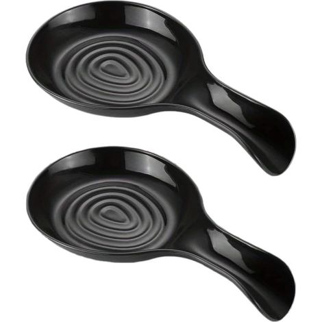 2 Pièces Repose Cuillère Cuisine Ensemble De, Porte Cuillere Cuisine, Plastiques Porte-ustensiles De Cuisine Pour Cuillères, Porte-cuillères Pour Table De Cuisson, Lavable Au Lave-vaisselle (1/5)