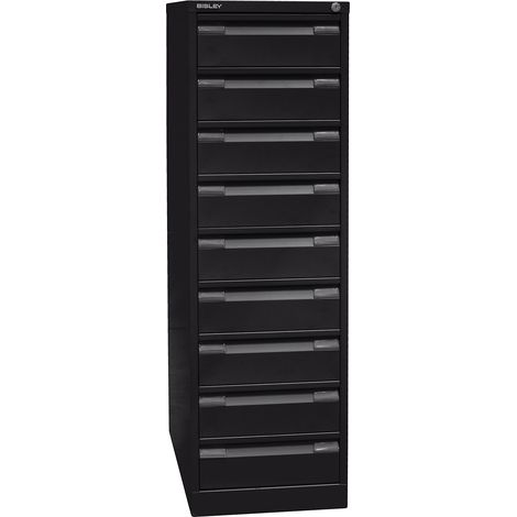 BISLEY, Armoire à fiches, deux rangées, format A6, 9 tiroirs (1/5)
