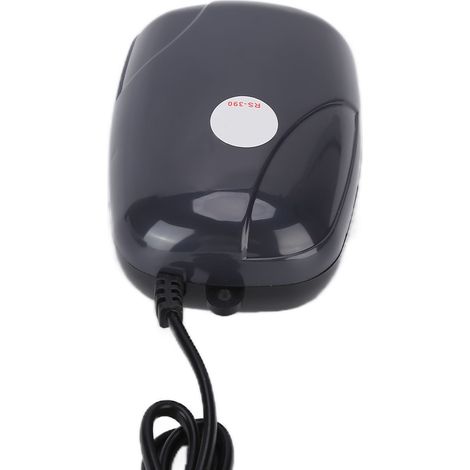 Pompe à oxygène professionnelle compacte et silencieuse pour aquarium, prise UE 220 V, double orifice, idéale pour l'élevage de poissons. (1/5)