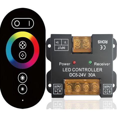 Custodia in metallo per controller LED touch RGB RF [HLP-YS-RFXTC-03]