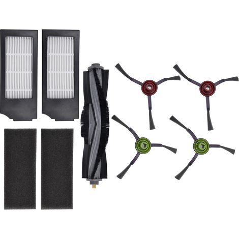 Staubsauger-Bürstenfilter-Set, Kehrbürste, Haupt- und Seitenbürste, Staubsaugerzubehör für DEEBOT X1 Omni (1/5)