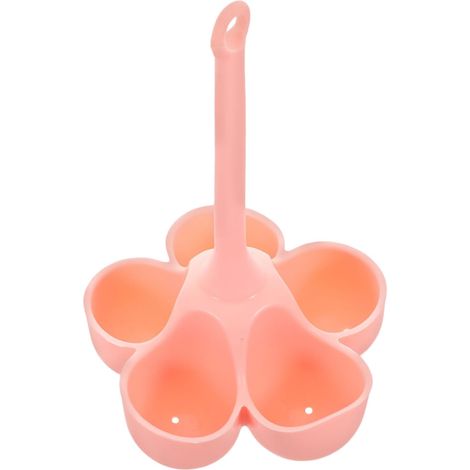 Cuisinière à Œufs Silicone 5 Trous Bateau à Vapeur Moule à Œufs Antiadhésif Plateau de Cuisson Brouillés et Bouillis la Cuisine et Voyage (1/5)