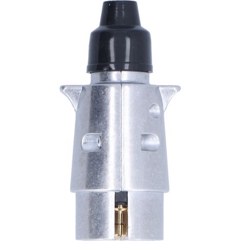 Prise Remorque 7 Broches Étanche 12V DC Adaptateur Camion Camping-Car Voiture Européenne Connecteur Argenté (1/5)