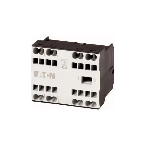 Eaton Hilfsschalterbaustein, 4-polig, 1 S, 3 Ö, Frontbefestigung, Federzugklemmen, DILE(E)M…-C, DILER…-C,  230259
