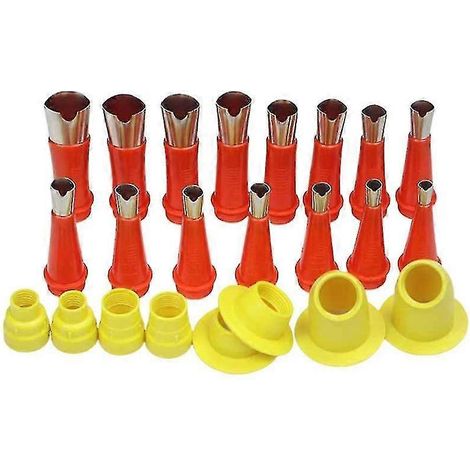 Outil de finition pour joints d'évier de cuisine, comprenant un applicateur de mastic silicone et un embout en V en acier inoxydable (23 pièces). (1/5)