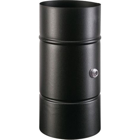 Tubo Smaltato 10X 25 Nero Opaco Ispezionabile Ala