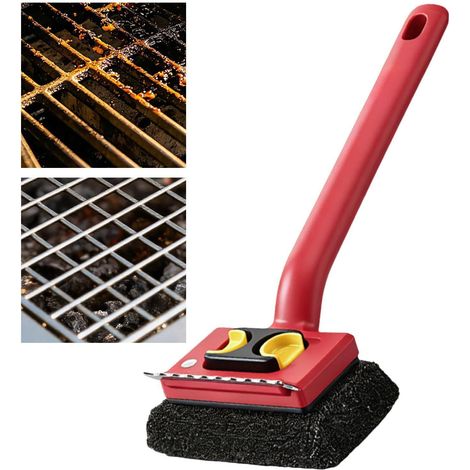 Filiyano – Outil de nettoyage portable – Brosse et grattoir robustes pour barbecue, nettoyeur vapeur sans poils pour le camping, la terrasse et le (1/5)