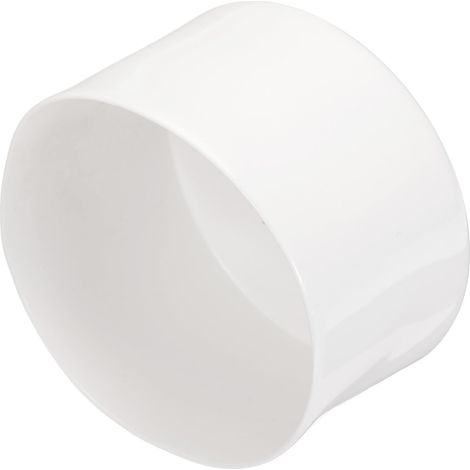 1Pcs Embout en Caoutchouc pour Tube Rond en Vinyle de 90 mm de Diamètre avec Capuchon de Boulon, Couvercle de Protection pour Filetage de Vis, Blanc (1/5)