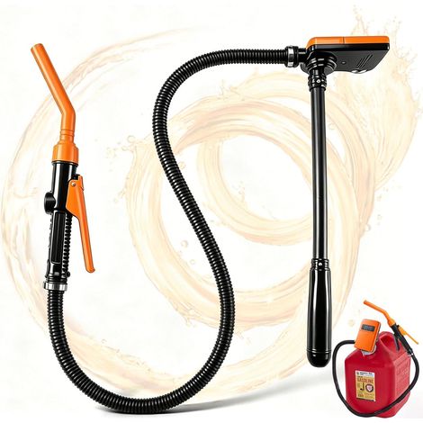 Pompe à carburant électrique, pompe à essence pour bidon, pompe de transfert électrique portable 2,4 GPM, pompe de transfert de carburant à batterie, pompe de transfert de liquide pour (1/5)
