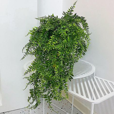 1pcs Lierre Artificiel 81 Mailles Guirlande 90cm Plante Artificielle Exterieur Fausse Plante Grimpante Vert Decoration Pour Jardin Mur Treillis Cl (1/5)