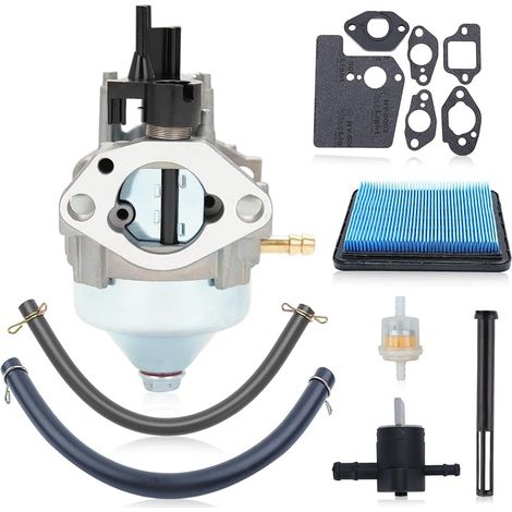 Kit carburateur pour tondeuse Honda GCV160A0, avec filtre à air, joint, filtre à carburant, interrupteur de carburant et conduite de carburant, Pièce de rechange 16100-Z8B-901 (1/5)