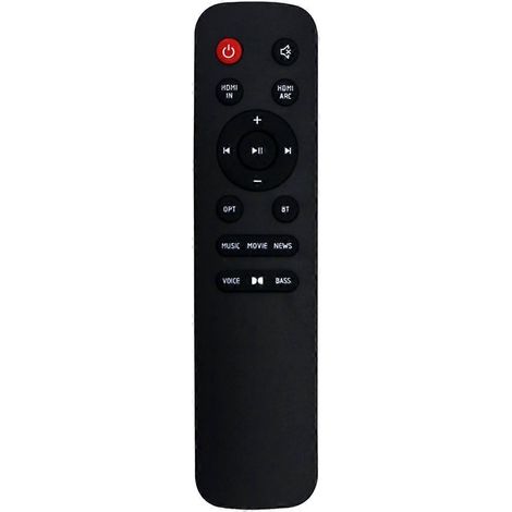 SB190 Remote Control Replacement for Cinema SB190 2.1 Channel Sound Bar Speaker System Black (1/5)