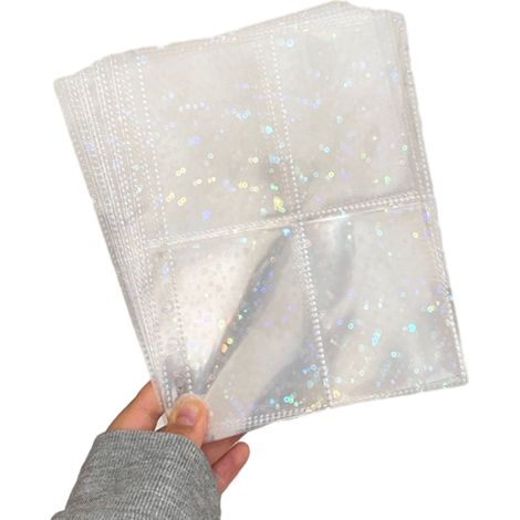 Classeur pour cartes photo Kpop, album à feuilles mobiles givré pour cartes photo, appareil photo pour cartes postales (1/5)