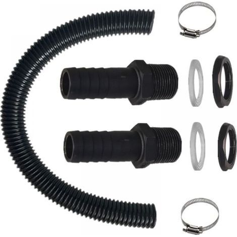 Raccord pagode en plastique de 25 mm pour seaux d'eau de pluie, raccord de en série pour seaux en plastique (1/5)
