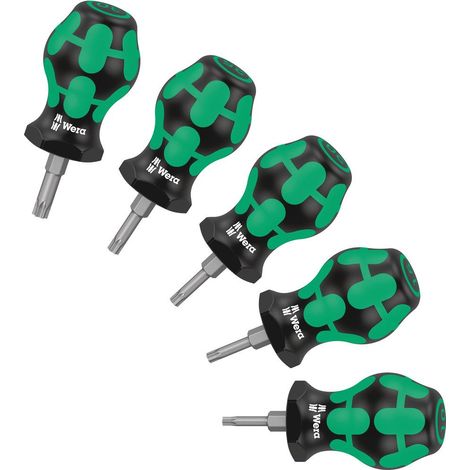 Wera Stubby Set TX 1 Officina e meccanica Kit cacciaviti 5 parti