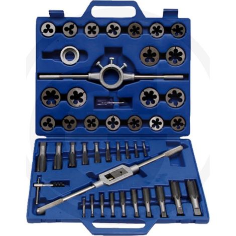 Assortimento maschiatori in pollici 45 pz in acciaio al tungsteno 7608225L-Z