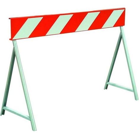 Barriere Segnaletiche Fisse Bianca/Rossa Cl.I Cm. 120X20 2Pz