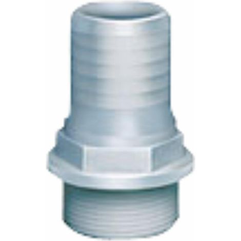 Raccord nylon mâle G 3/4" x Porte tuyau Ø 25 (Lot de 5)