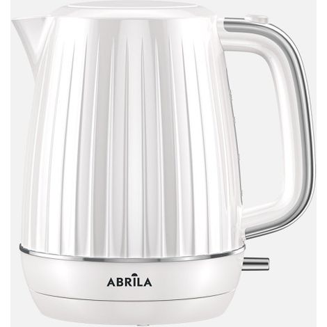 Hervidor de agua elec.jacaranda blanco 1,7l 2200w base girat.tacto frio,apagado autom.seguridad 23x22x16,5cm