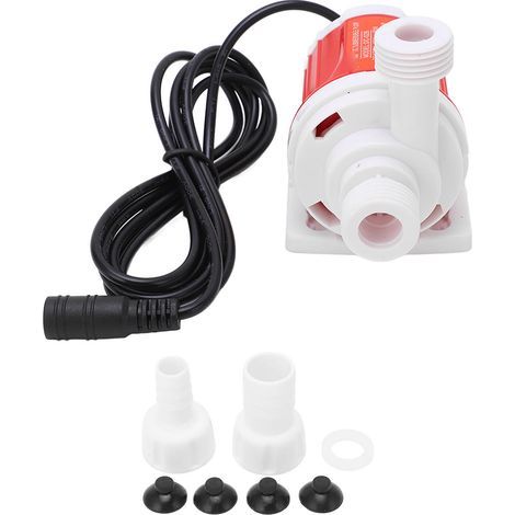 Bürstenlose Umwälzpumpe, Mini-Tauchpumpe für den Hausgebrauch, leise, 12 V DC, 10 W, Förderhöhe 3,3 m (1/5)