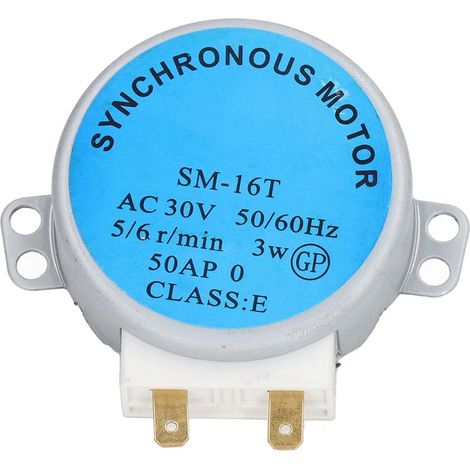 Moteur à ondes 4 W, Moteur Synchrone de Four à ondes SM 16T en Aluminium et Cuivre pour Four à ondes AC30 V Electronics 6549W1S017A (Moteur à (1/5)