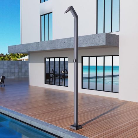 IMEX - ducha piscina exterior acero s.316 gris