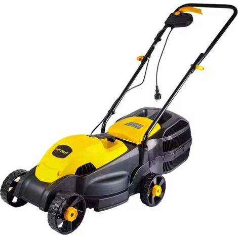 TRADE SHOP - Tosaerba Elettrico 1200 W Taglio 32 Cm Capacità Cesto 30 Lt A Batteria Per Giardini - (1/5)