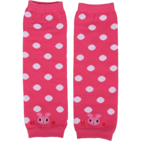 Genouillères bébé, protections pour genoux de nourrisson, chaussettes de sécurité respirantes pour bébé, guêtres pour nouveau-né, rose à pois (1/5)