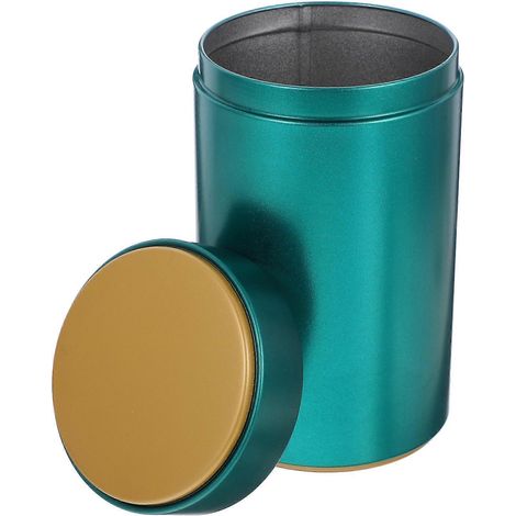 Boîtes de rangement réutilisables en fer-blanc pour le thé, lot de 6. (1/5)