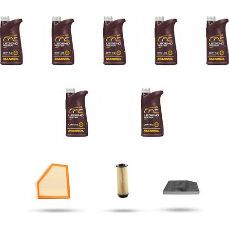 Kit tagliando 3 FILTRI e 7L OLIO compatibile con Bmw serie 4 (G22,G23 G80) M440i Hybrid 275kw dal 2020 (1/4)