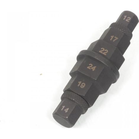 Clé 6 pans type BTR, clé allen Buzzetti pour axe de roues pour (1/4)